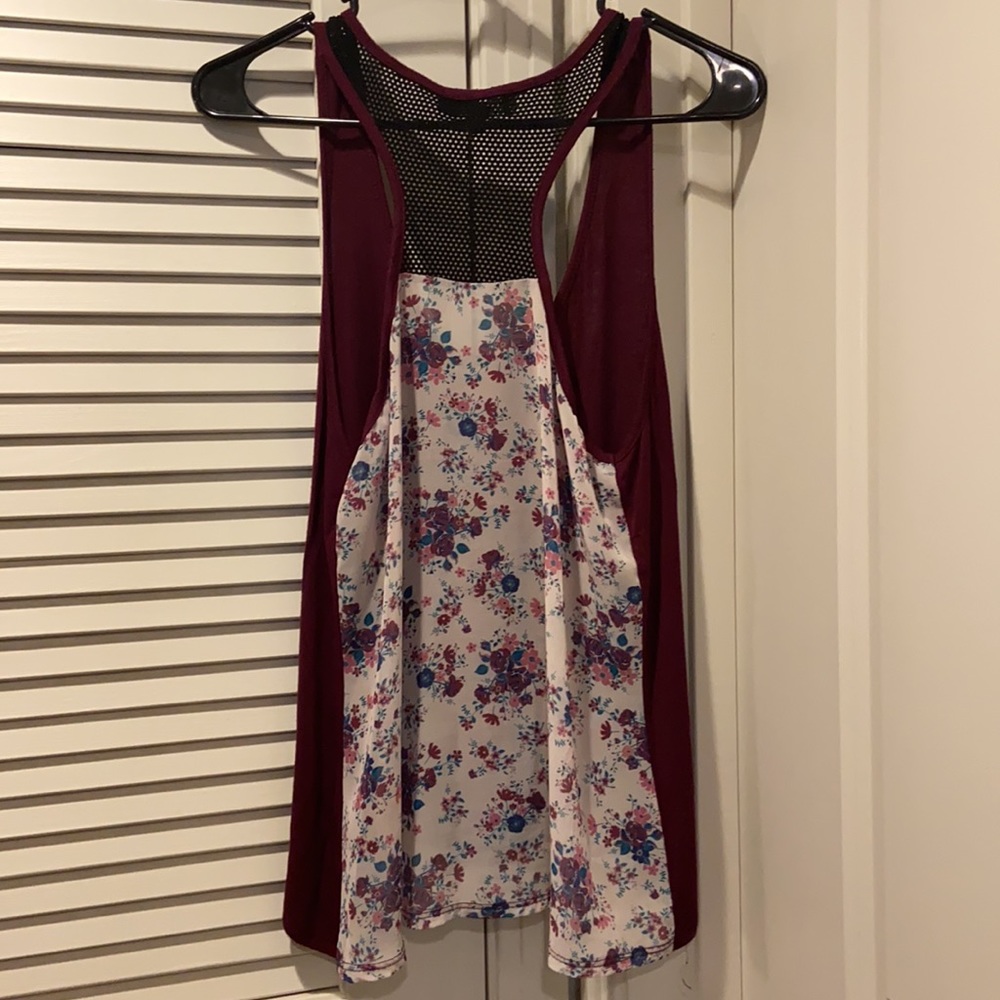 Floral Anchor Tank - Picture 4 of 4